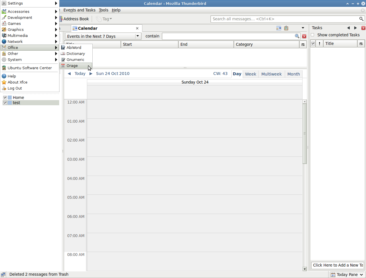 It s Possible To Integrate Thunderbird And Orage Linuxaria It s Possible To Integrate Thunderbird And Orage Linuxaria