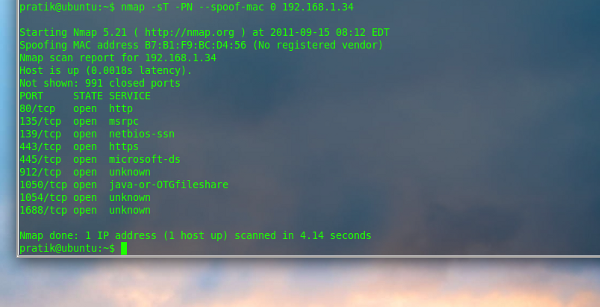 linux get other mac address