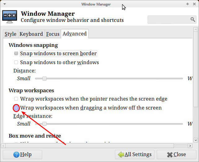 windowmanager click through