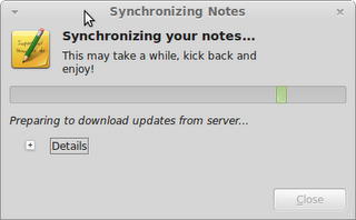 Screenshot-Synchronizing Notes